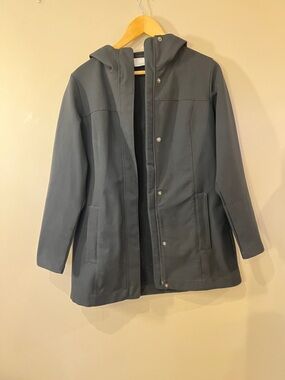 Columbia Hooded Raincoat - Black